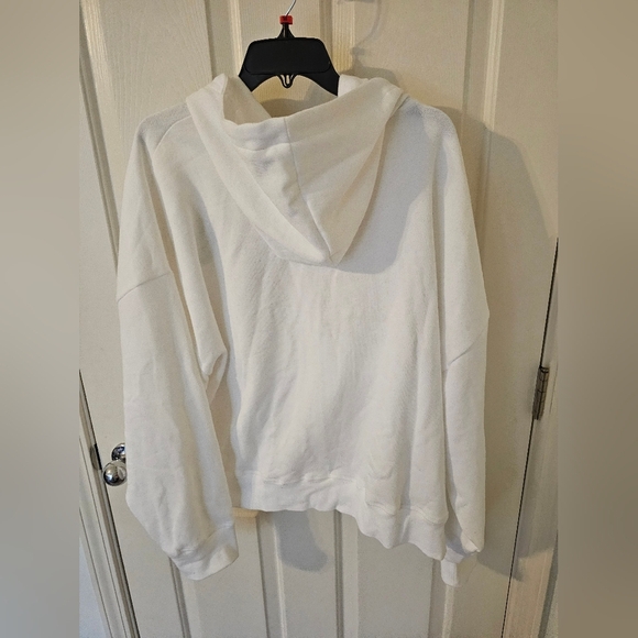 Victoria's Secret NWT Pink Ivy Fleece Campus Full-Zip Hoodie Size XXL - Picture 4 of 5